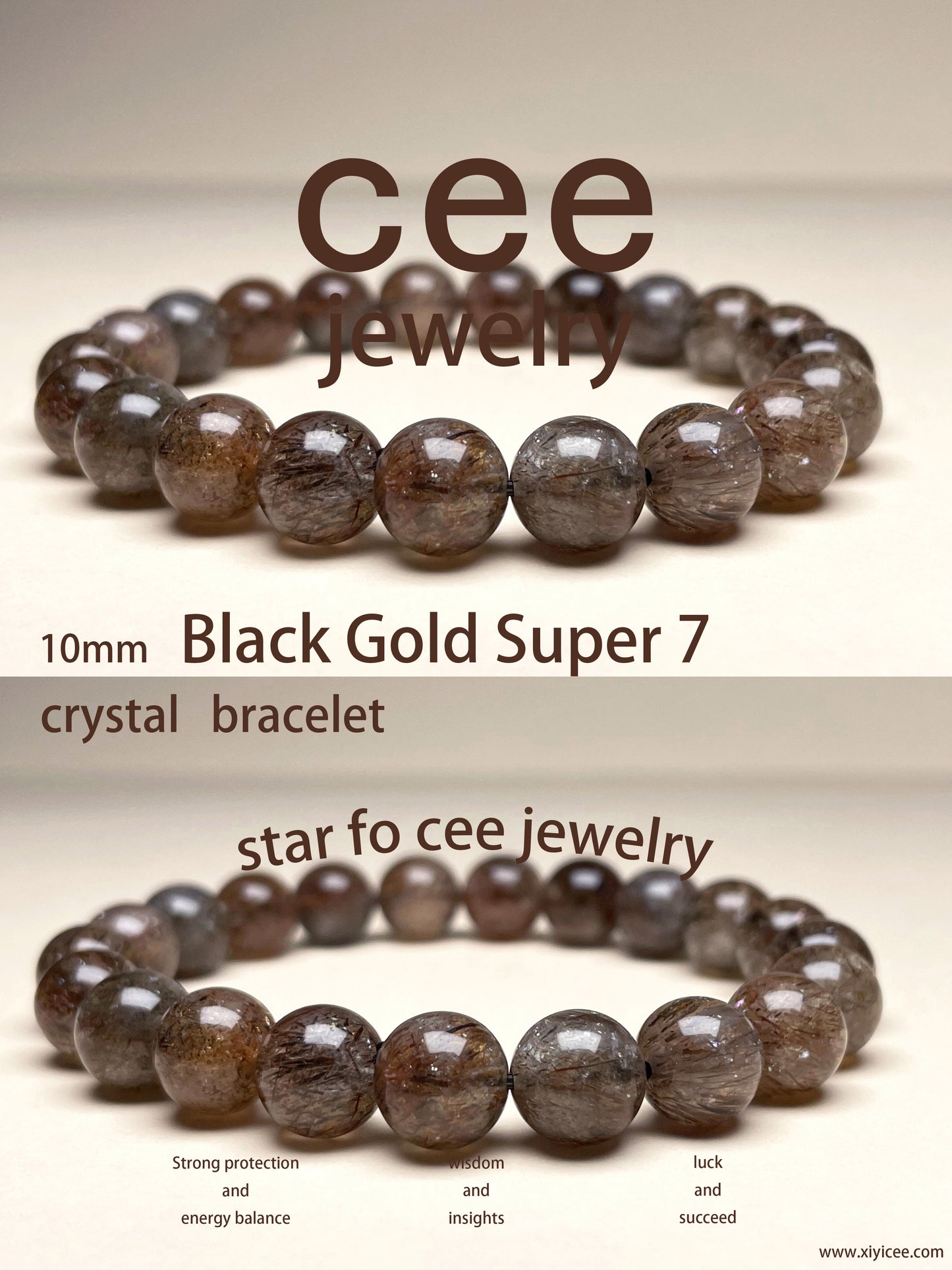 Black Gold Super 7 Crystal