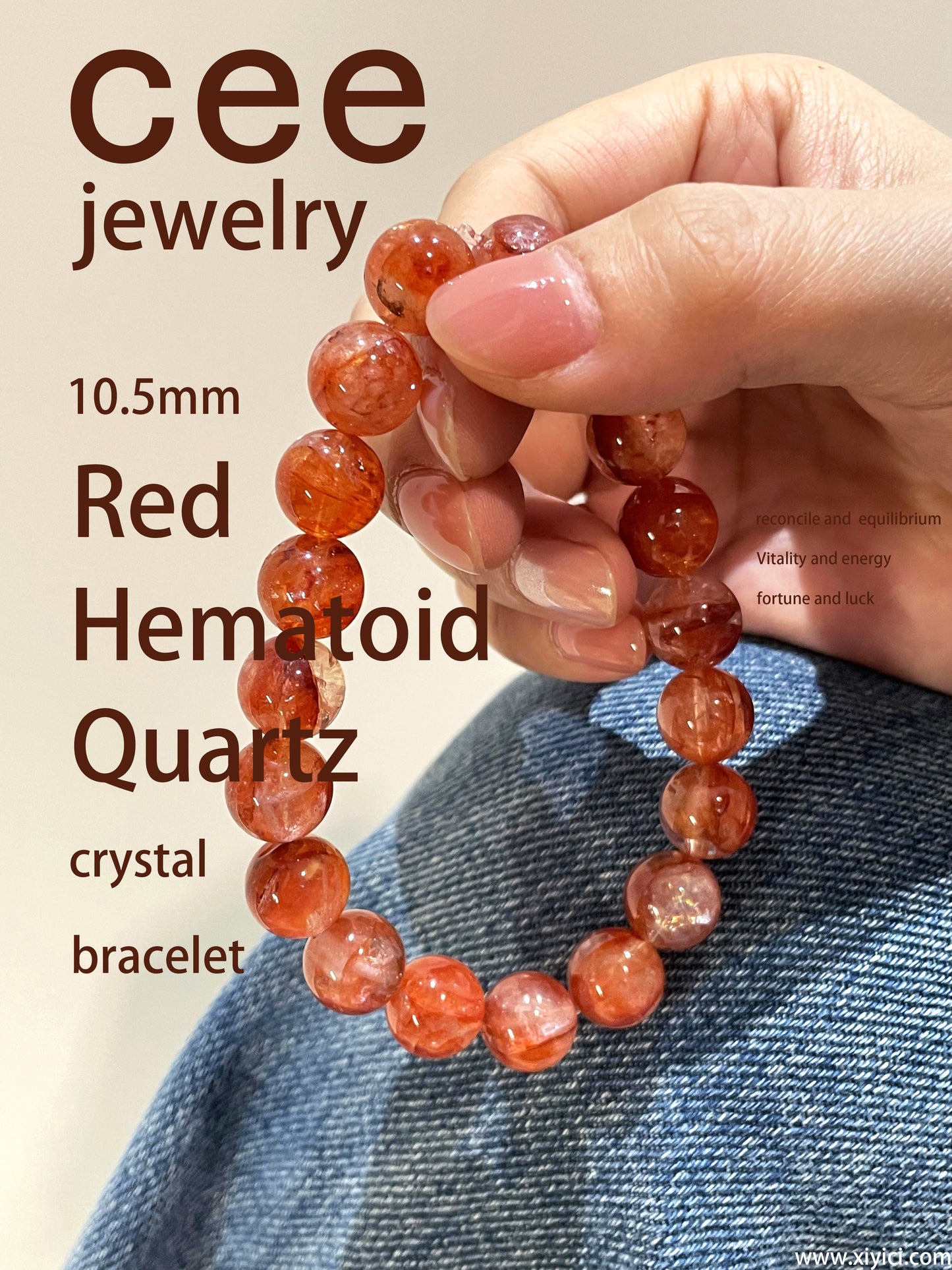 Red Hematoid Quartz